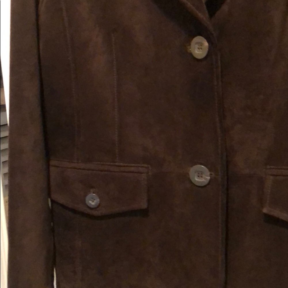 XL Bernardo Brown Leather Jacket - Picture 3 of 8